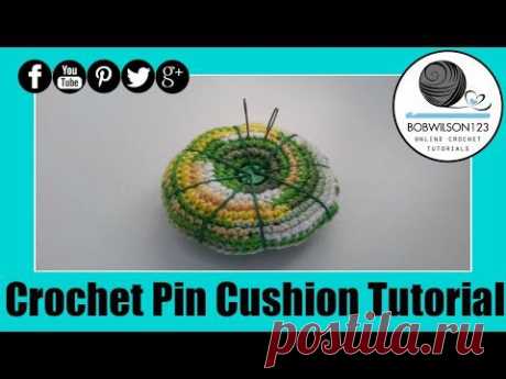 Crochet Pin Cushion Tutorial - Whip it up Wednesday