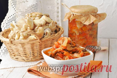 Салат на зиму из вёшенок рецепт с фото, как приготовить на Webspoon.ru