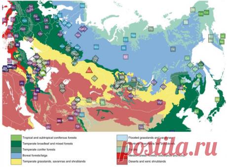 Ученые разделили «геномный ландшафт» Внутренней Евразии на три части