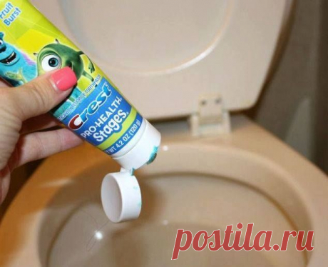 Зачем кладут зубную пасту в сливной бачок унитаза?