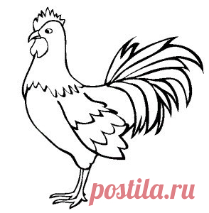 Трафареты петушков / Необычные поделки