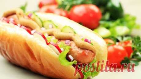 Хот дог домашний вкусный