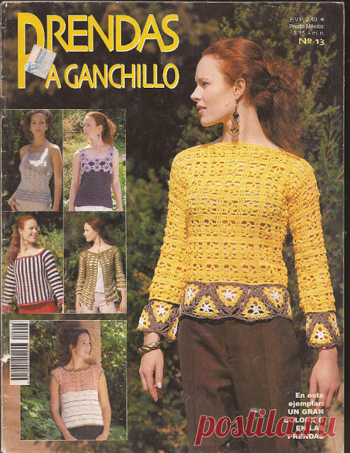 Butterfly Creaciones / fanaticadeltejido!!!!: revista prendas a ganchillo 13