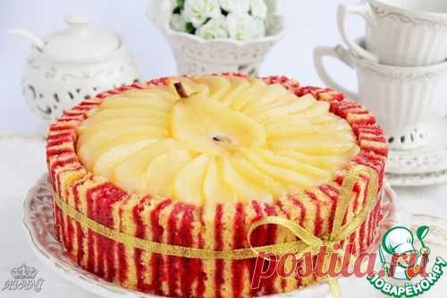Торт с грушами в сиропе - кулинарный рецепт