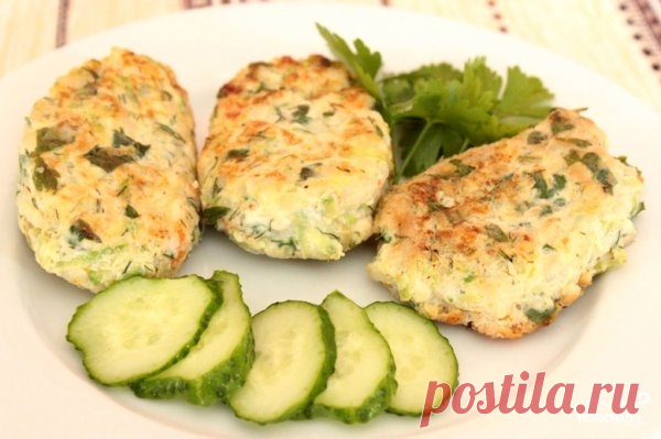Котлеты из курицы и кабачков - пошаговый  рецепт с фото на Повар.ру
