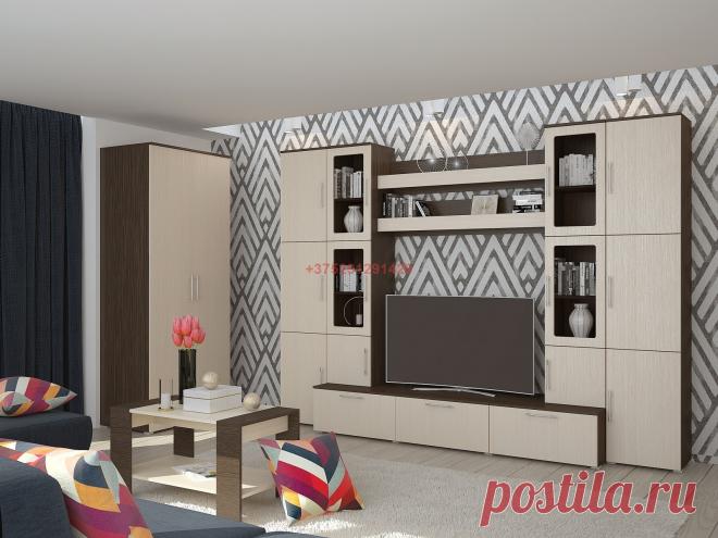 Стенка Бордо со шкафом (венге/дуб): купить в Минске недорого, низкие цены, скидки, рассрочка