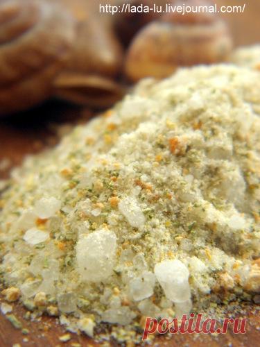 Розмариновая соль с апельсиновой цедрой - Рецепты из диких трав и не только