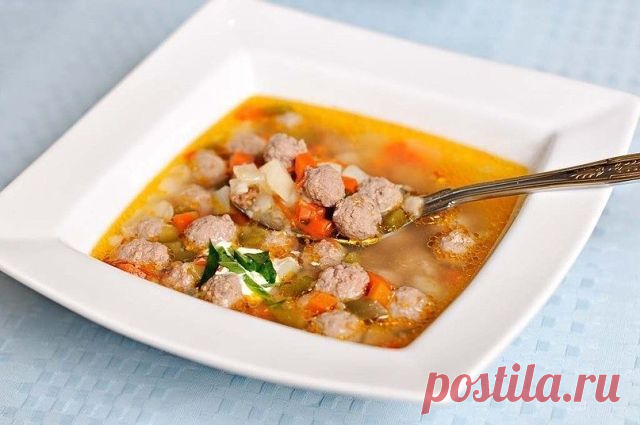 Суп с фрикадельками | Вкусный рецепт