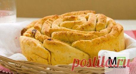 Хлеб-роза с сыром и укропом - кулинарный рецепт. Миллион Меню