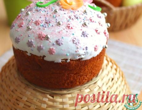 Кулич с апельсиновой цедрой на желтках – кулинарный рецепт