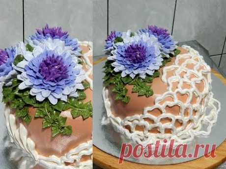 ТОРТ С ХРИЗАНТЕМАМИ от SWEET BEAUTY СЛАДКАЯ КРАСОТА , CAKE DECORATION