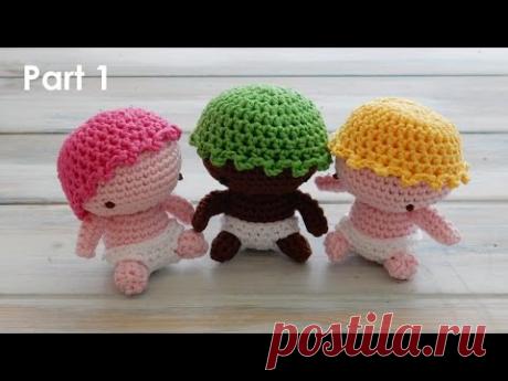 How to Crochet my Amigurumi Baby - Pt 1 - YouTube