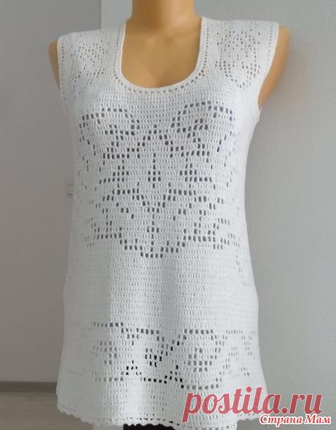 Филейный белый топ 