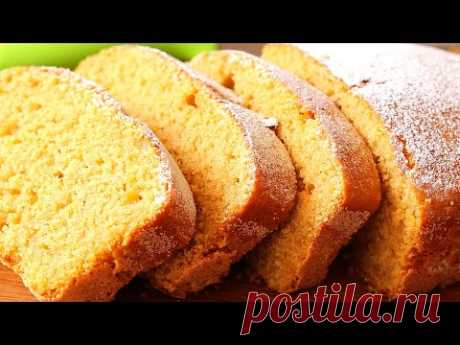 ПРОСТОЙ КЕКС на Каждый ДЕНЬ. Ложка МАНКИ и САМЫЙ ВКУСНЫЙ и БЫСТРЫЙ ТЫКВЕННЫЙ КЕКС Готов к ЧАЮ!