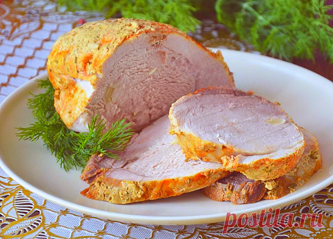 Потрясающая буженина в духовке на праздник. Слишком вкусное, сочное и нежное мясо | Весёлый Бублик | Дзен