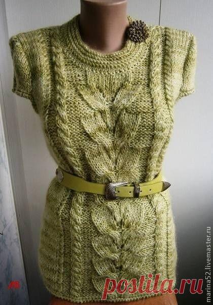 Идеи женских вязаных туник