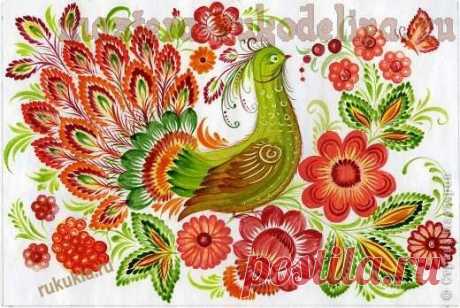 Мастера рукоделия - рукоделие для дома. Бесплатные мастер-классы, фото и видео уроки - Роспись по дереву: Секреты петриковской росписи. Часть 3