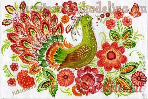 Мастера рукоделия - рукоделие для дома. Бесплатные мастер-классы, фото и видео уроки - Роспись по дереву: Секреты петриковской росписи. Часть 3