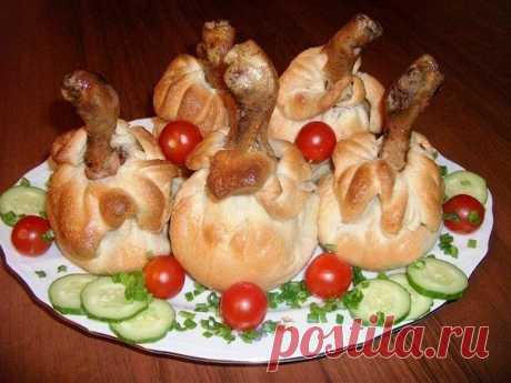Куриная голень в мешочке | Самые вкусные кулинарные рецепты