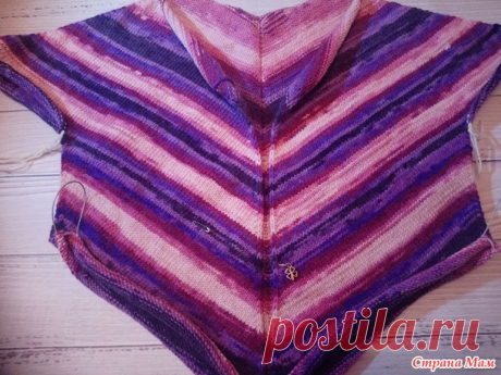 Кардиган "Японка". Распределение петель. Видео МК. Часть 2. - Вязание - Страна Мам