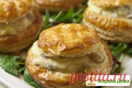 Валованы с луком-пореем и грибами » Вкусные рецепты у Марины дома