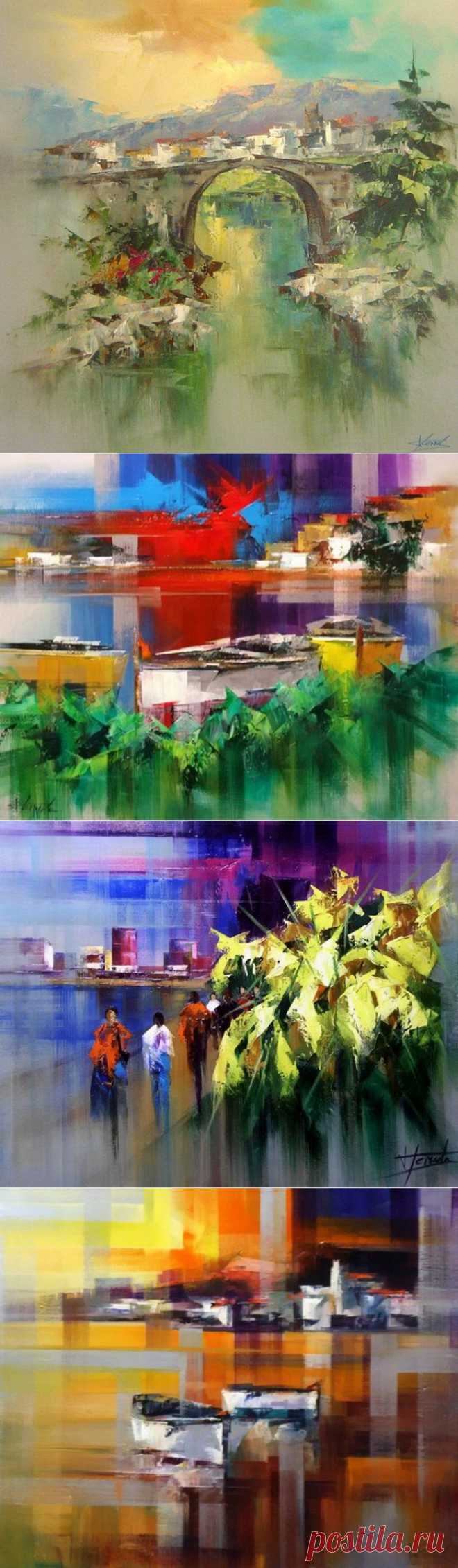 Силуэтная магия картин Хосепа Тейсидо (Josep Teixido)