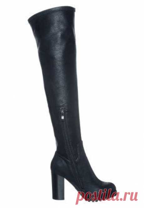 Буффало Высокие сапоги - черный - Zalando.no