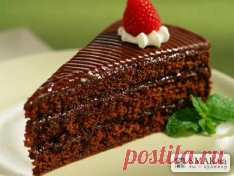 Рецепт: Торт с шоколадным кремом - Рецепты - Кулинарные рецепты, диеты, меню, рецепты блюд. Smak.ua: Ты - кулинар!
