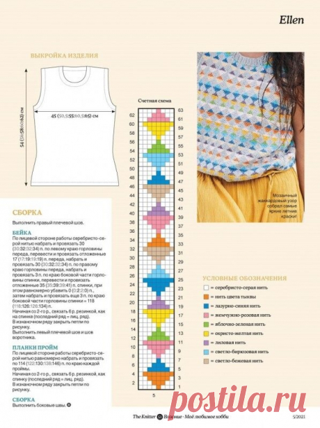Длинный кардиган и топ многоцветным жаккардом с описанием | CatDogSweatr | Яндекс Дзен