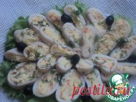 Фаршированные кальмары - кулинарный рецепт