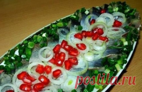 Примеры сервировки селедки