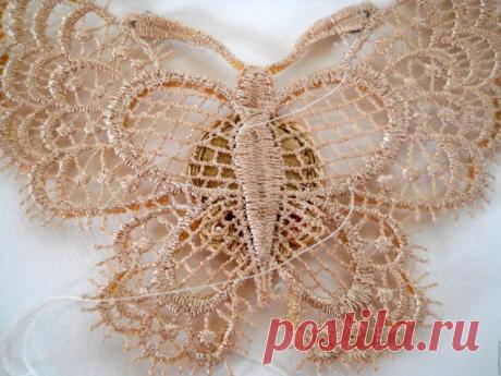 Мастер-класс: колье "Кружевная бабочка"