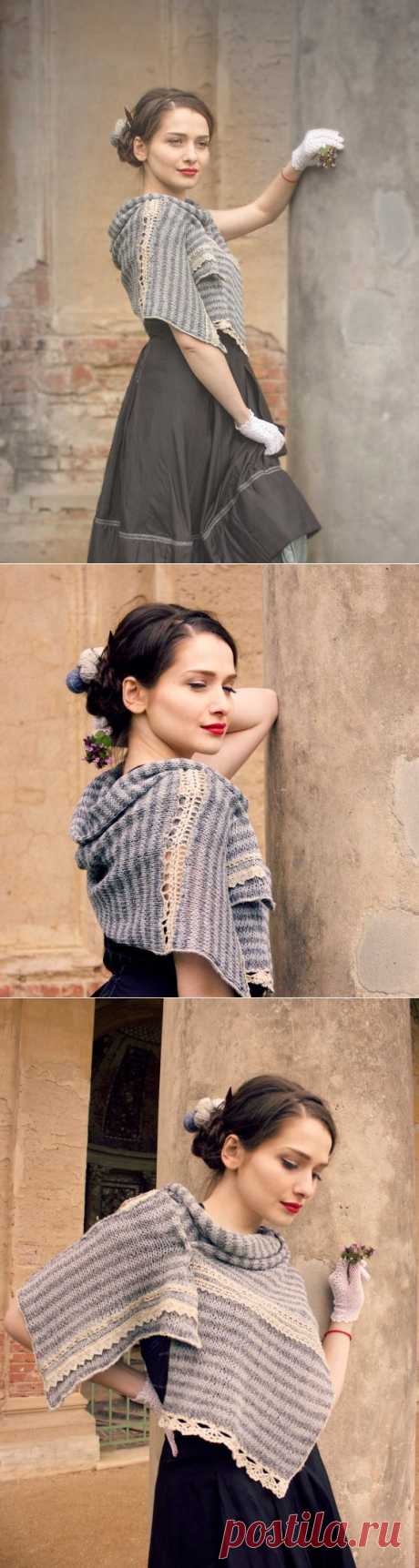 spring finds / lang knit scarf / handmade от BonniesCinematheque