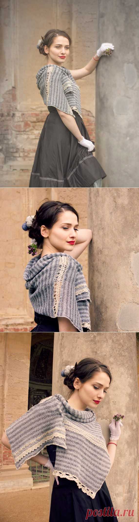 spring finds / lang knit scarf / handmade от BonniesCinematheque