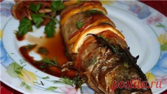 Запеченная скумбрия с овощами. Вкусно, просто, сытно!