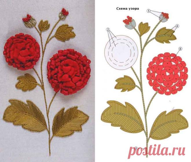 Круглые хризантемы | «Озорные лоскутки»