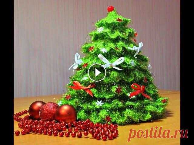 Как связать Елочку крючком    ЧАСТЬ 1   ВЯЖЕМ КОНУС. | Knit christmas tree В этом видео я подробно показываю и рассказываю как связать очень красивую елочку крючком В этом видео вяжем конус, очень подробно. Веточки свяжем в с...