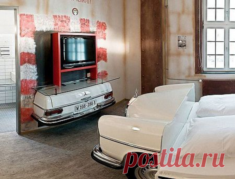 Тематический отель V8 - для влюбленных в автомобили | Круговорот отдыха