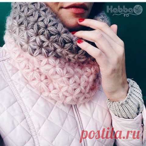 Снуд узором 
