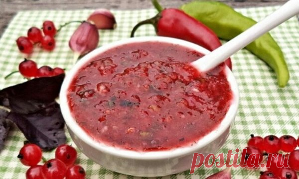 Восхитительная аджика из красной смородины | Идеи рецептов | Яндекс Дзен