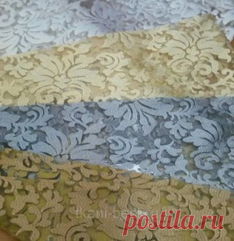 Гипюр арт. SK-7640L: продажа, цена в Санкт-Петербурге. одежные ткани от "ООО "Каролина"" - 181095742