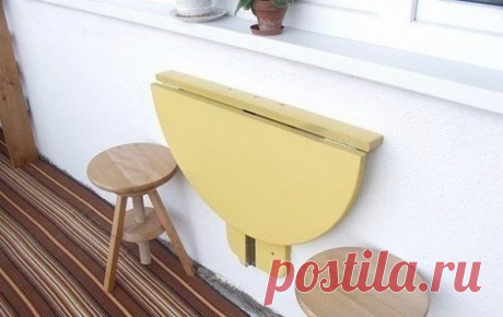 Складной столик на балкон своими руками — Сделай сам, идеи для творчества - DIY Ideas