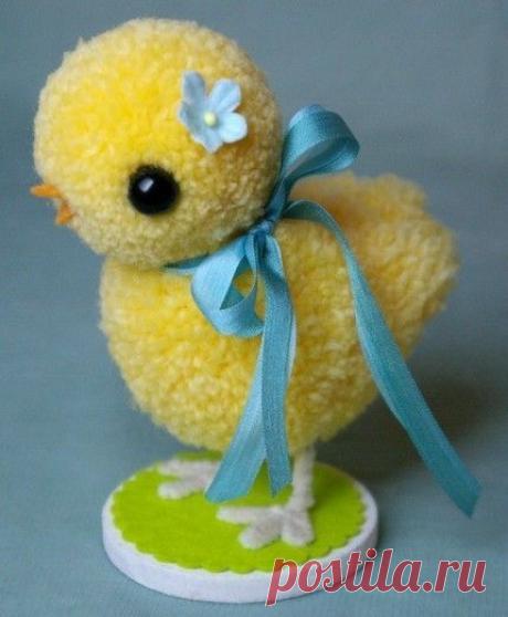 Игрушки из помпонов — Медная аллея