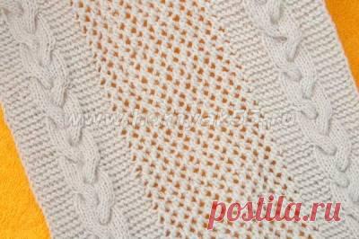 Легкий ажурный шарфик