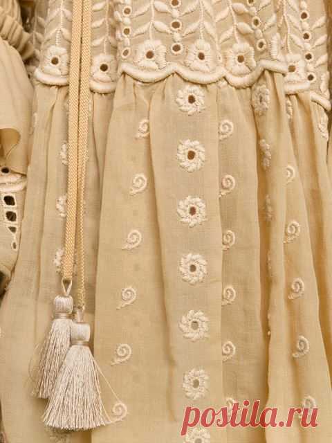 Chloé Broderie шнурка Блуза - Browns - Farfetch.com