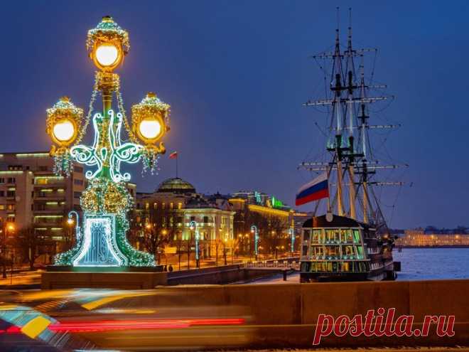 Winter light of St. Petersburg