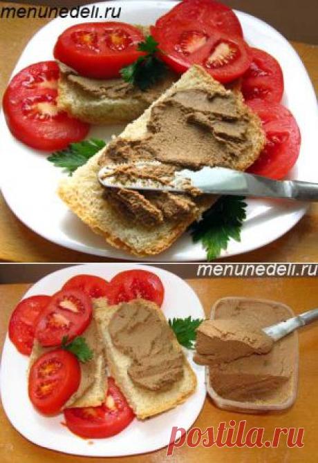 Паштет из куриной печени - рецепт с фото и отзывами / Меню недели