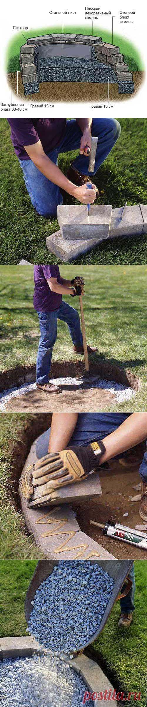Садовый очаг своими руками | Мамам, женщинам, бабушкам и очень любознательным.