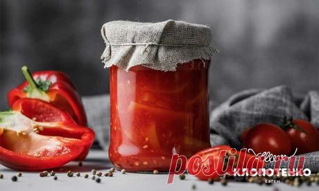 Лечо на зиму з перцем і томатами від Євгена Клопотенка