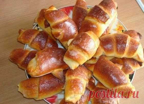 Пышные рогалики с джемом. Очень просой рецепт - Хозяюшка - Моя копилочка